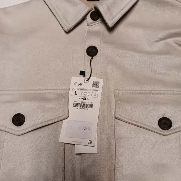 NWT Men Suede Jacket 6318/303 - Picture 3 of 6